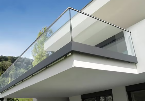 Aluminium and Glass Railing Work for Balcony Terrace 1